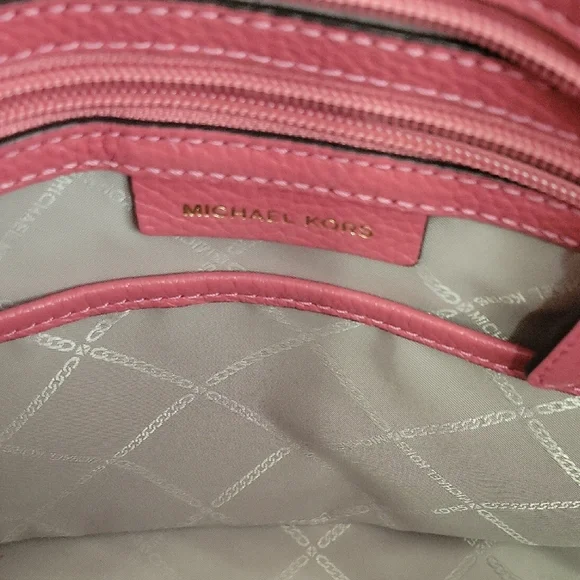 Michael Kors Pink Tote Gently Used - Picture 4 of 7